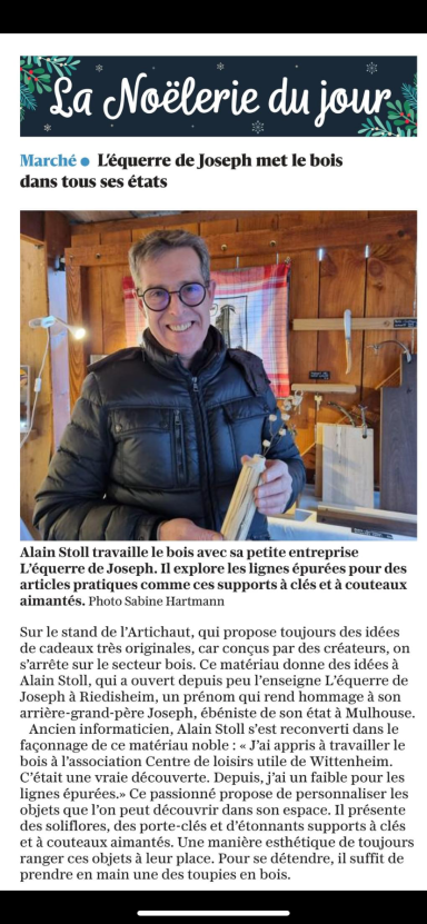 Article - Journal L'Alsace et DNA